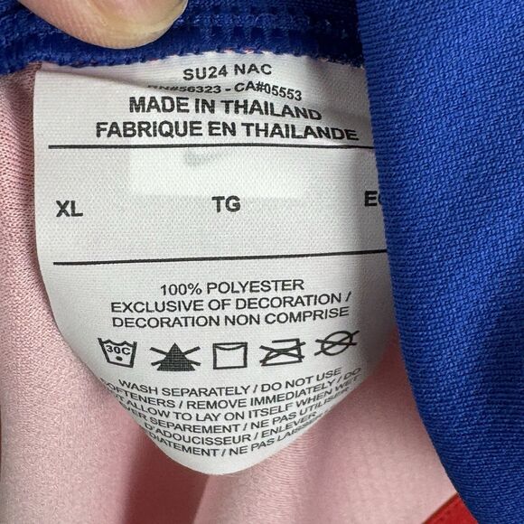 Nike Dri Fit Soccer Replica Jersey USMNT 2024/25 Away Blue Men's Size XL USA - Picture 8 of 10